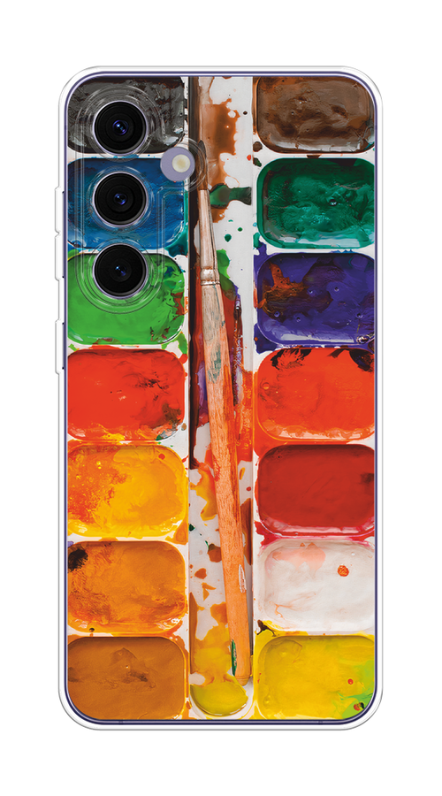 

Чехол на Samsung Galaxy S24 Plus "Акварель", Красный;желтый;синий, 2109150-1