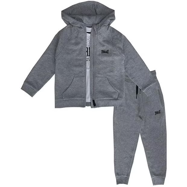 Костюм детский Everlast 3 в 1 Grey, футболка, штаны, кофта, серый, 110
