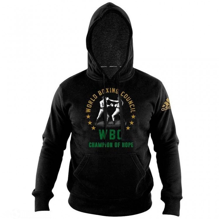 Худи детское Adidas Hoody Boxing WBC Champion Of Hope Kids adiWBCH01-K, черный, 164