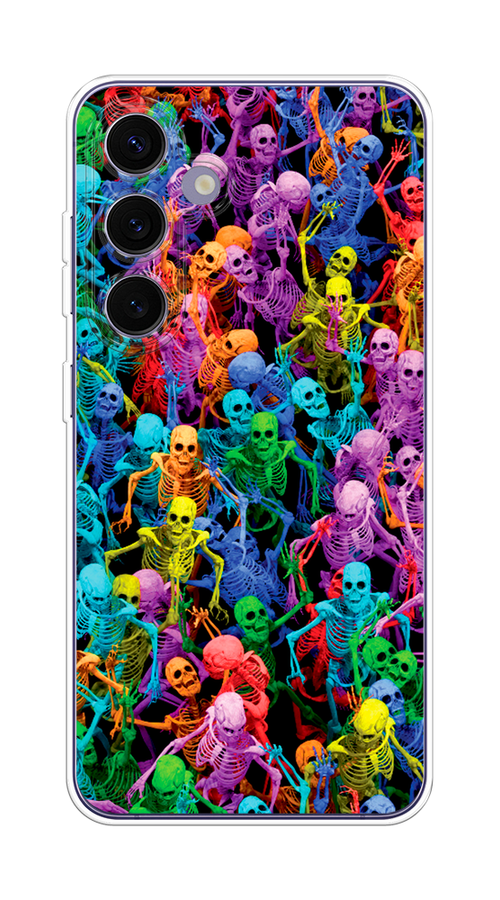 

Чехол на Samsung Galaxy S24 Plus "Вечеринка скелетов", Фиолетовый;желтый;оранжевый, 2109150-1