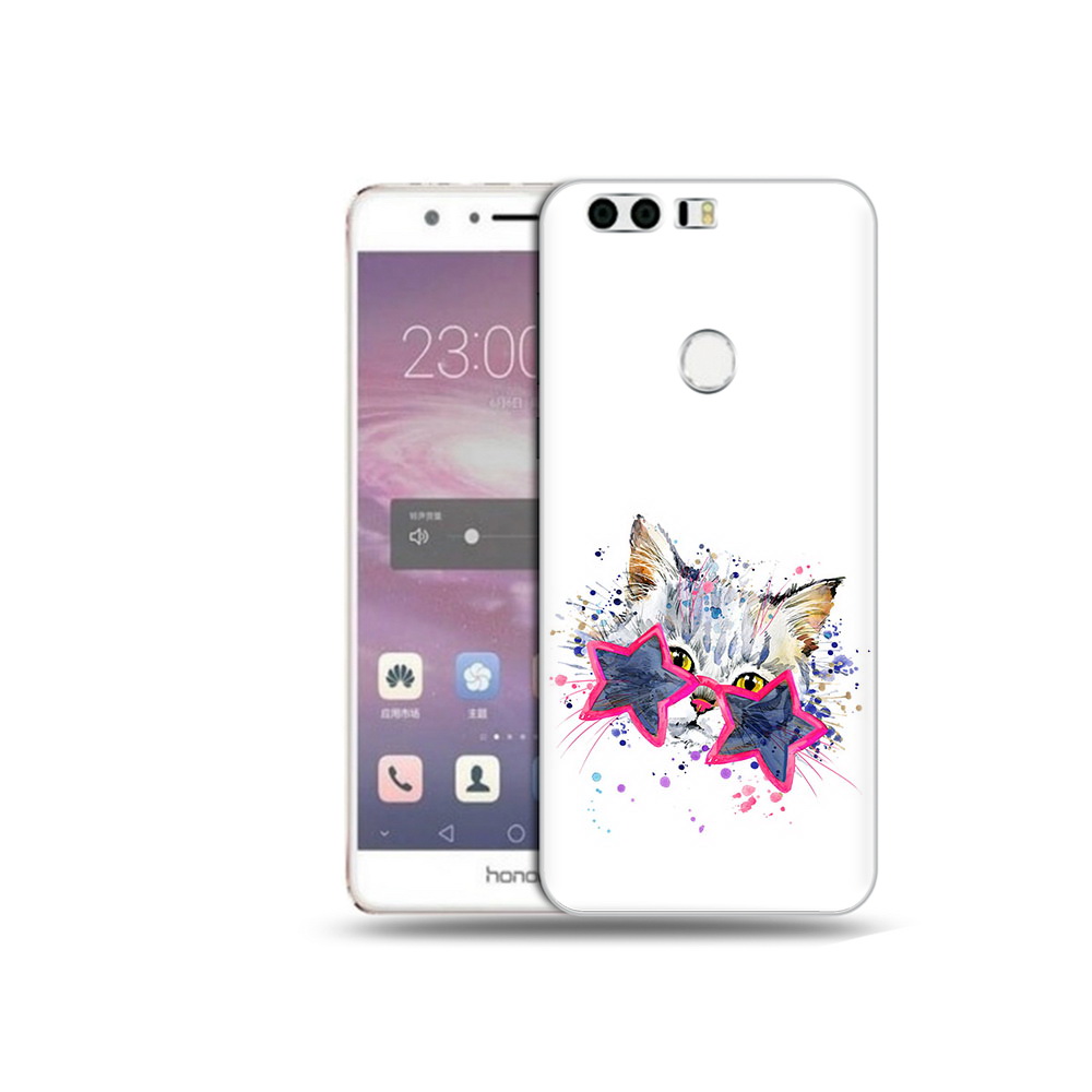 

Чехол MyPads Tocco для Honor 8 звездные очки (PT46676.38.353), Прозрачный, Tocco