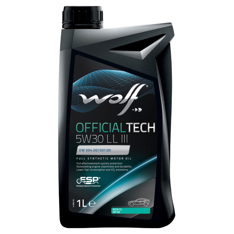 Wolf Моторное масло Синтетическое Officialtech Ms F 5W30 Api Sl/Cf, Acea A1/B1/A5/B5 1л