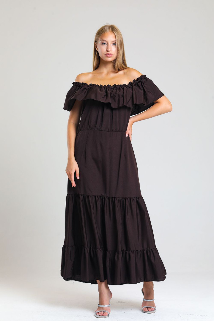 

Платье женское Sense 135023 коричневое 46 RU, 135023