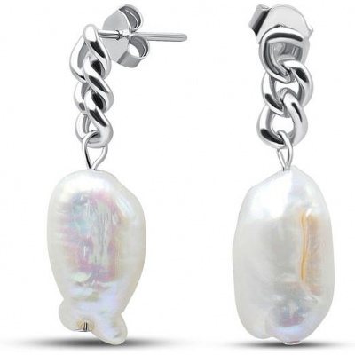 

Серьги с жемчугом из серебра Silver wings 0221114330a, 0221114330a