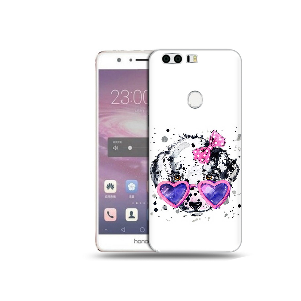

Чехол MyPads Tocco для Honor 8 долматинец в очках (PT46676.38.337), Прозрачный, Tocco