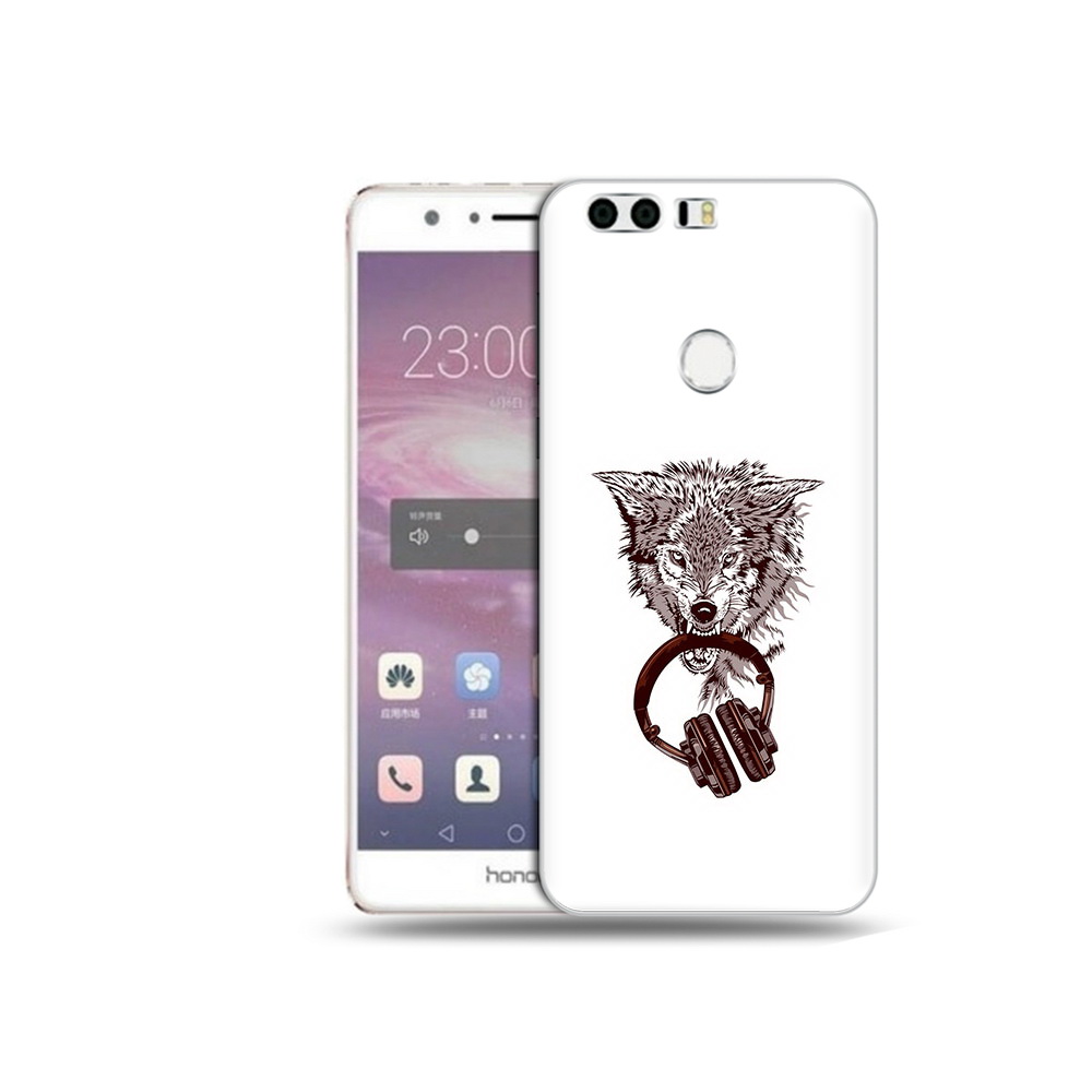 

Чехол MyPads Tocco для Honor 8 дикий волк (PT46676.38.325), Прозрачный, Tocco