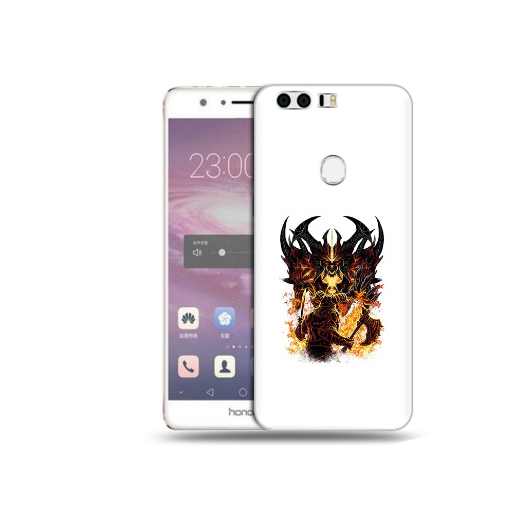 

Чехол MyPads Tocco для Honor 8 демон shadow fiend (PT46676.38.318), Прозрачный, Tocco