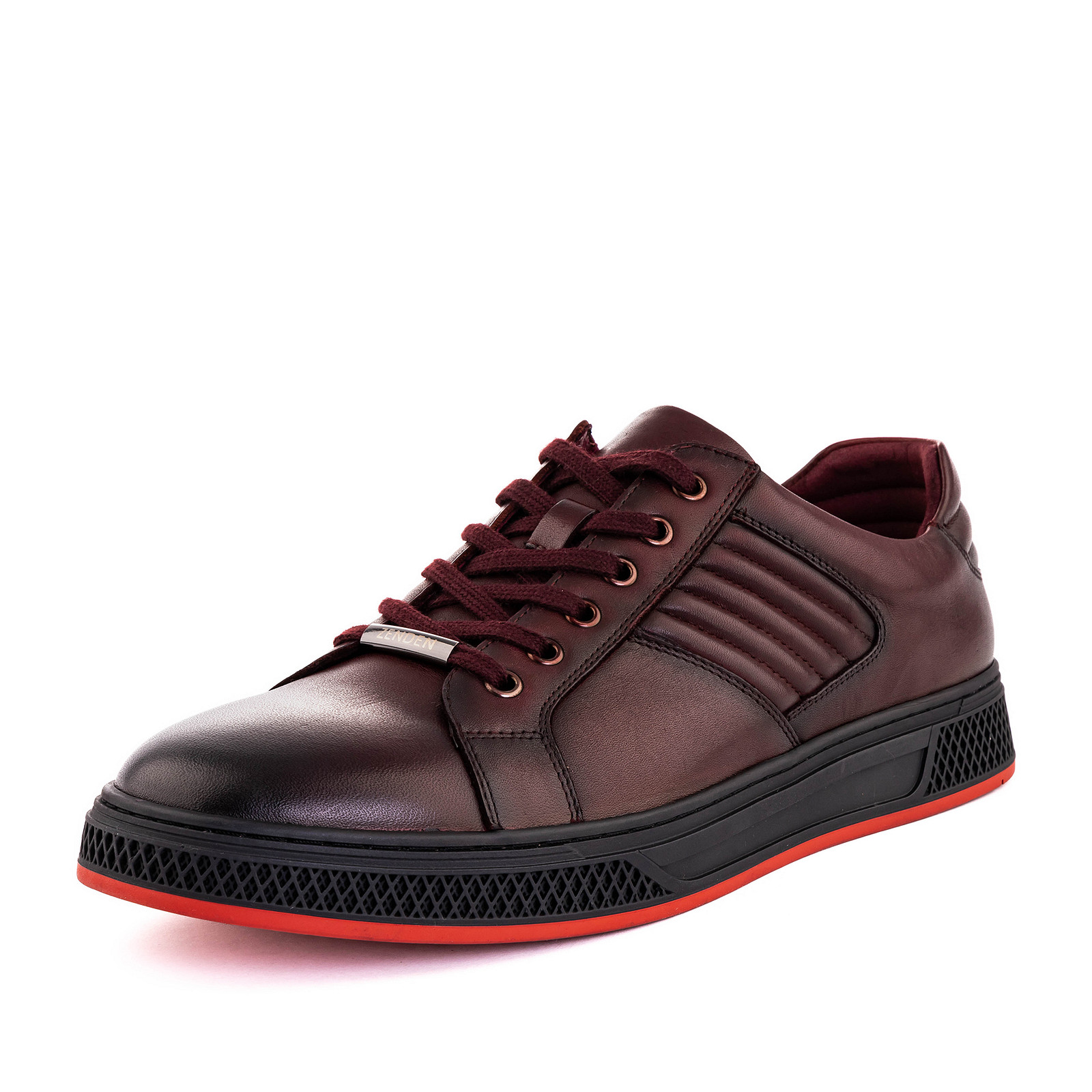 

Кеды мужские ZENDEN 110-32MV-806KK бордовые 39 RU, Бордовый, 110-32MV-806KK