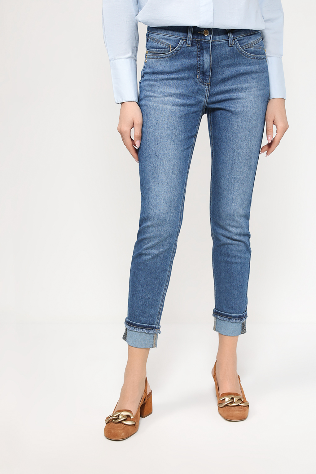 

Джинсы женские Gerry Weber 5309988 синие 40R, Синий, 5309988