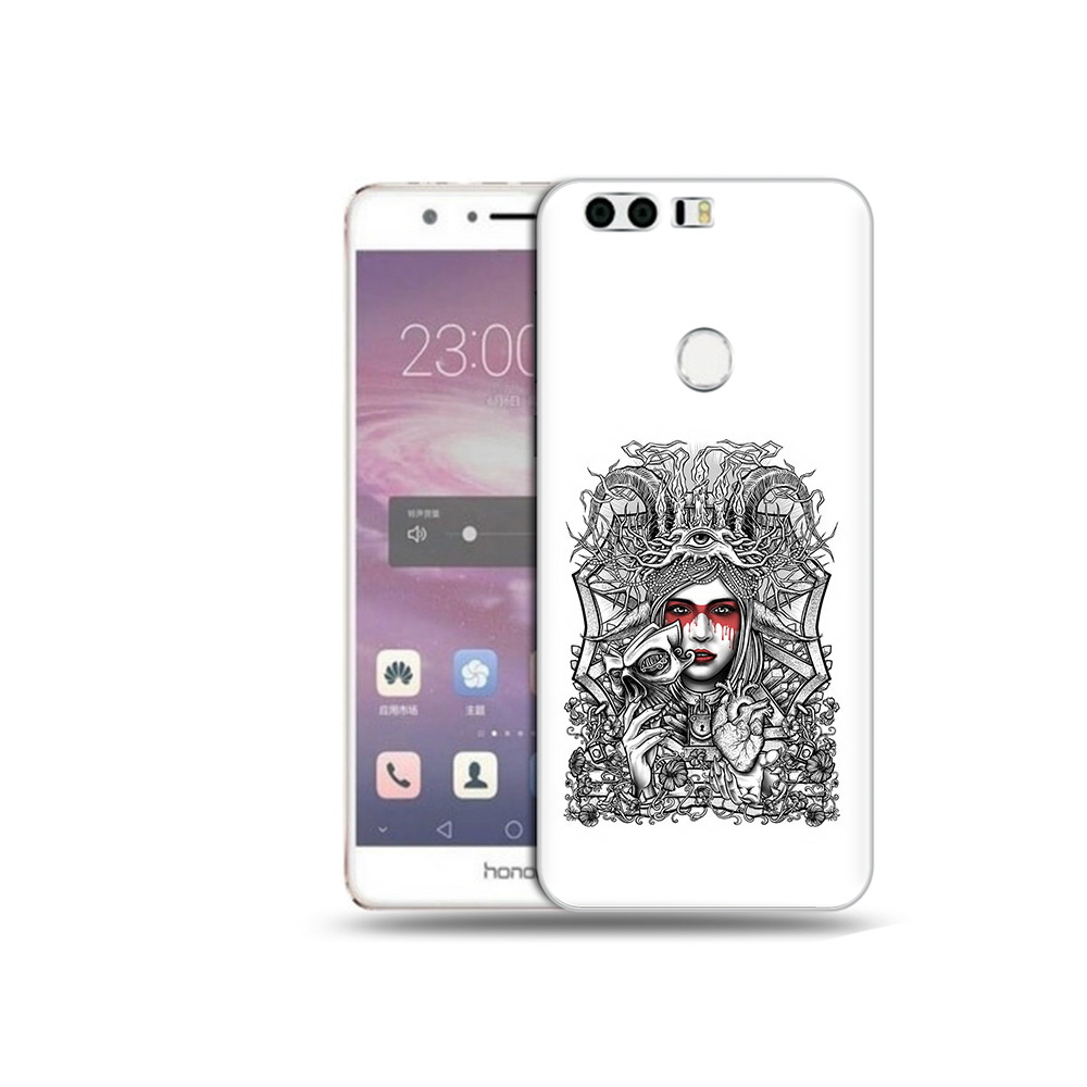 

Чехол MyPads Tocco для Honor 8 грусная девушка (PT46676.38.302), Прозрачный, Tocco