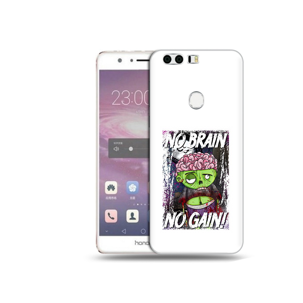 

Чехол MyPads Tocco для Honor 8 глупый зомби (PT46676.38.289), Прозрачный, Tocco