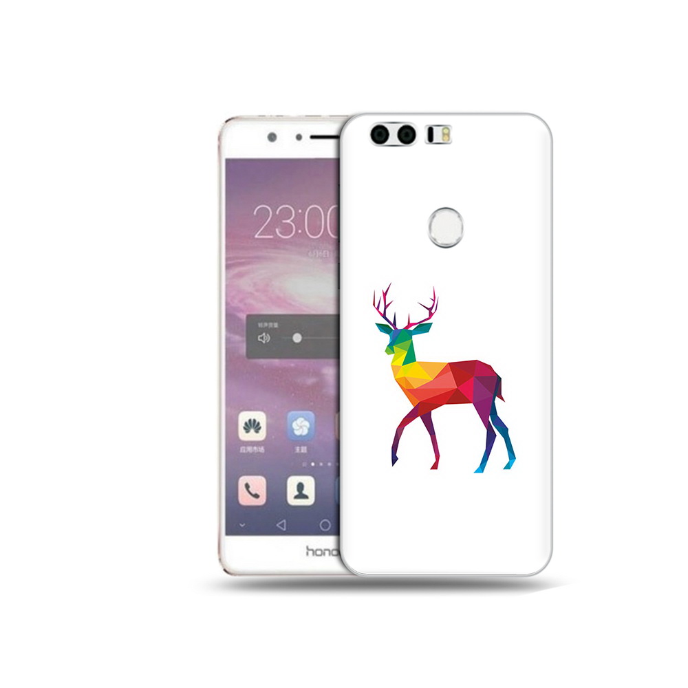 

Чехол MyPads Tocco для Honor 8 геометрический олень (PT46676.38.286), Прозрачный, Tocco