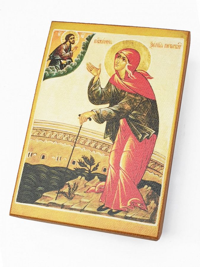

Икона КСЕНИЯ Петербургская, Блаженная, под старину, 15х21 см