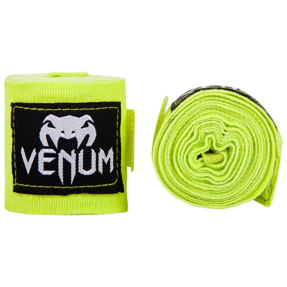 

Боксерские бинты Venum Kontact Boxing Handwraps желтые 4,5м, Желтый, Kontact Boxing Handwraps