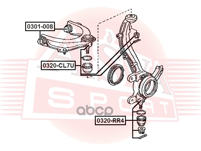 

Шаровая Опора Honda Elysion Rr1/Rr2/Rr3/Rr4/Rr5/Rr6 2004- ASVA арт. 0320-RR4