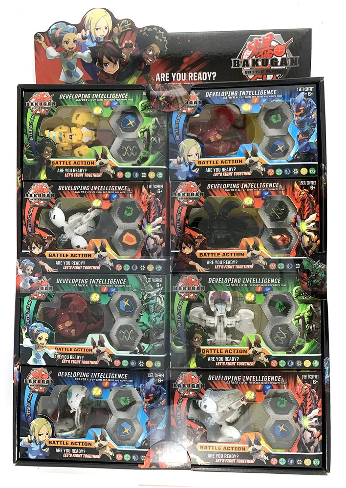 Набор игрушек-трансформеров Bakugan, 8 шт