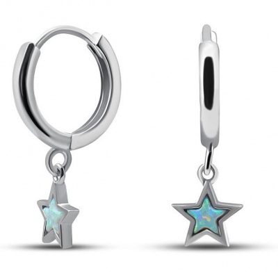 

Серьги с опалами из серебра Silver wings 022028536a, 022028536a