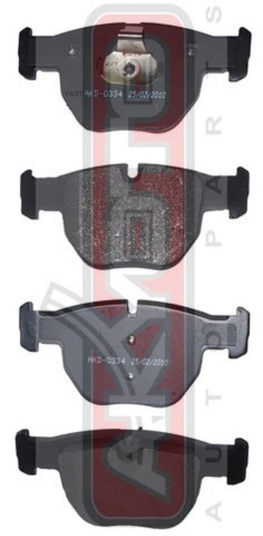 

Тормозные колодки Akyoto дисковые передние AKD-0334
