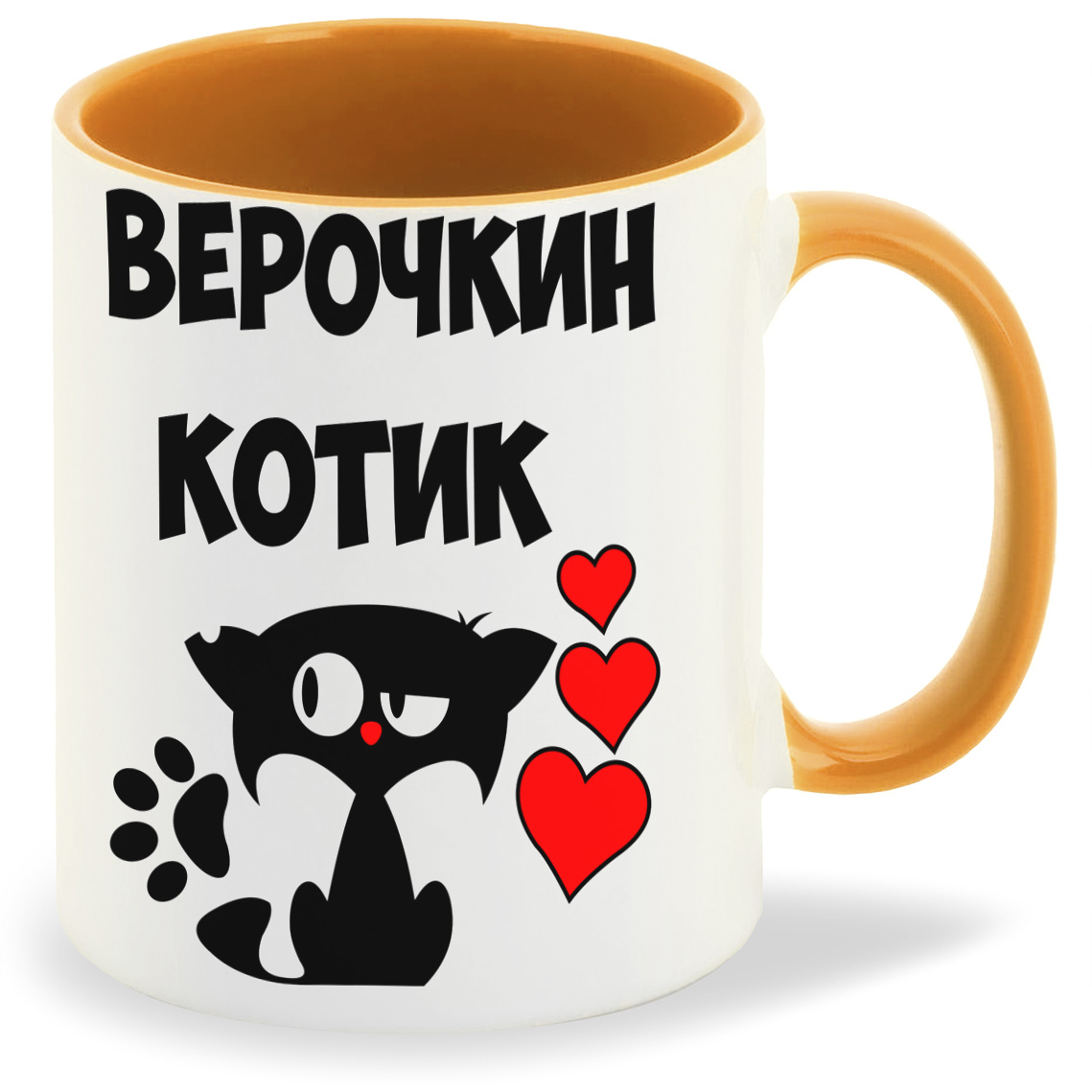 

Кружка CoolPodarok Верочкин котик, Верочкин котик