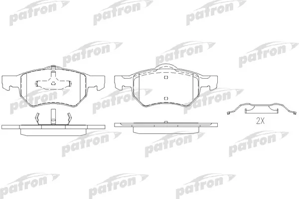 

Колодки Тормозные Дисковые Передн Chrysler: Voyager Iii 00-, Dodge: Caravan Iii 00- Patron