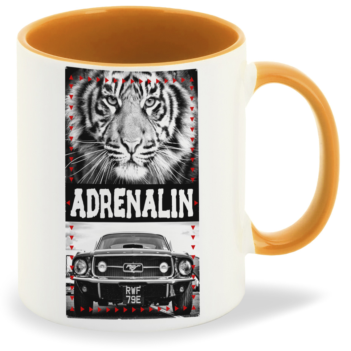 

Кружка CoolPodarok Adrenalin Тигр и тачка, Adrenalin Тигр и тачка