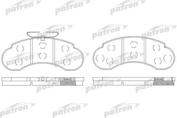 

Тормозные колодки PATRON дисковые PBP941