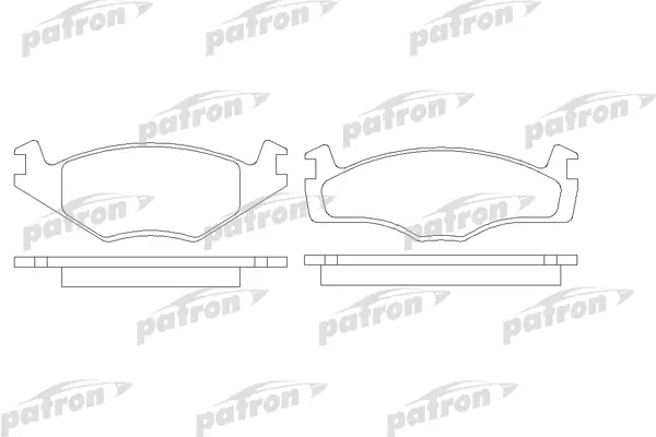 

Тормозные колодки PATRON дисковые PBP419