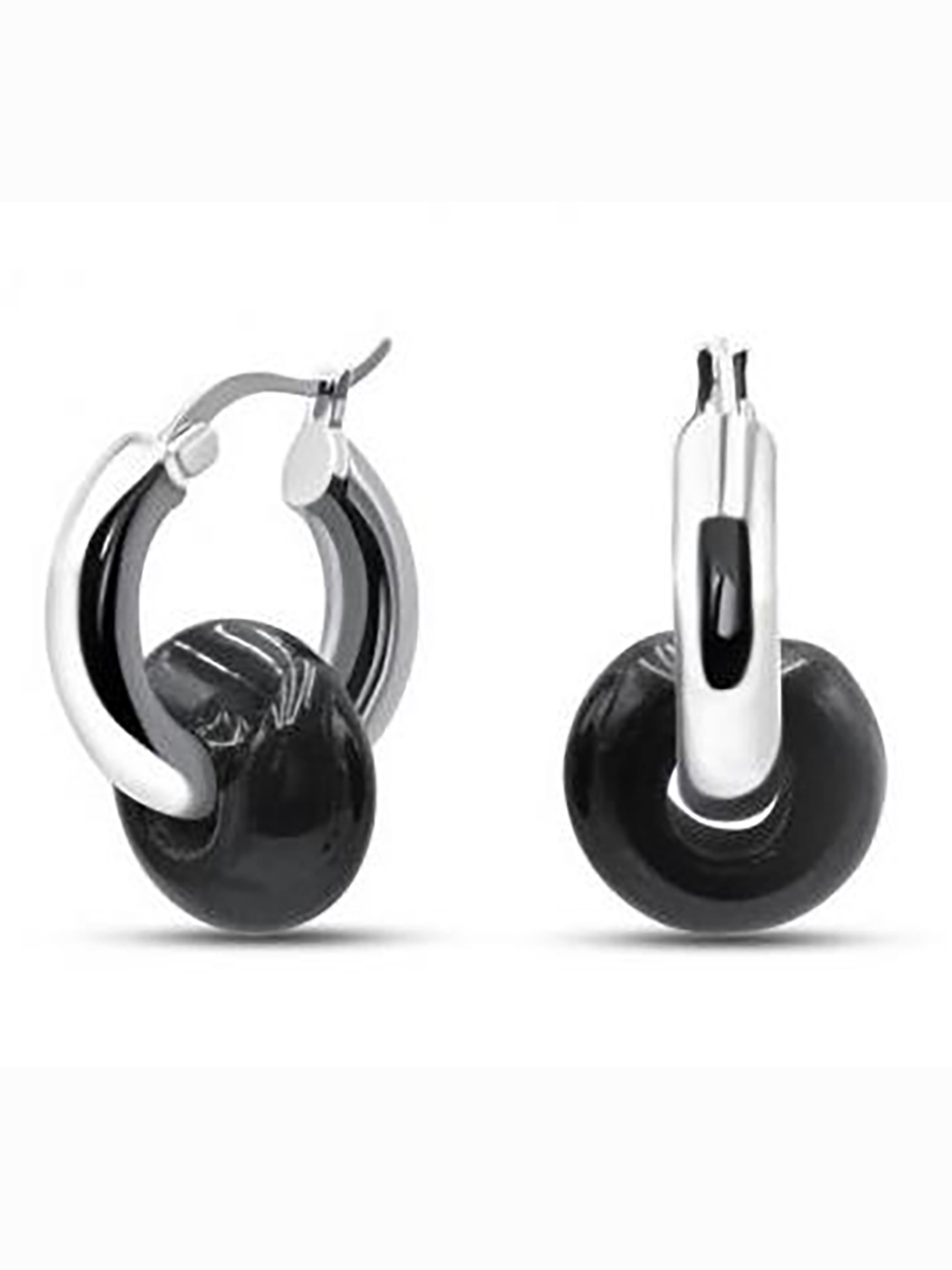 

Серьги с ониксами из серебра Silver wings 0221114344, 0221114344