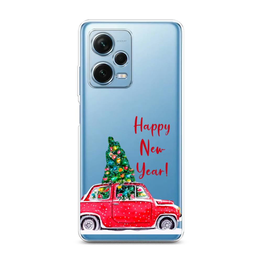 

Чехол на Xiaomi Redmi Note 12 Pro Plus "Happy New Year", Красный;зеленый, 317150-5
