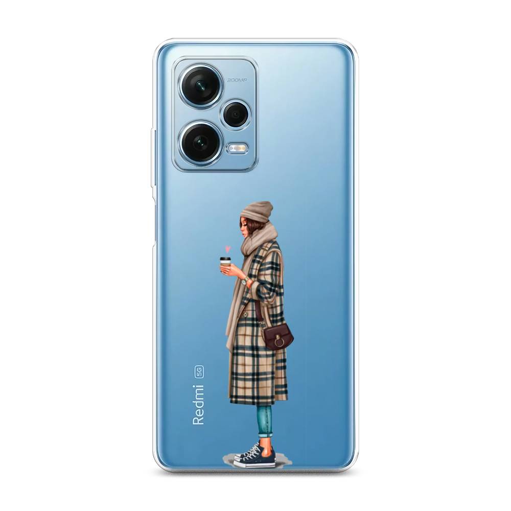 

Чехол на Xiaomi Redmi Note 12 Pro Plus "Утренний кофе", Коричневый;бежевый, 317150-6