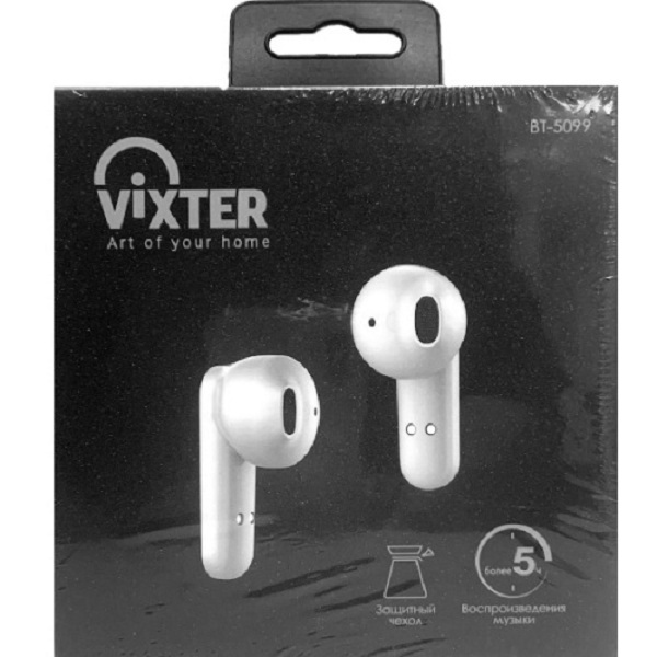 

Беспроводные наушники Vixter BT-5099 White, BT-5099
