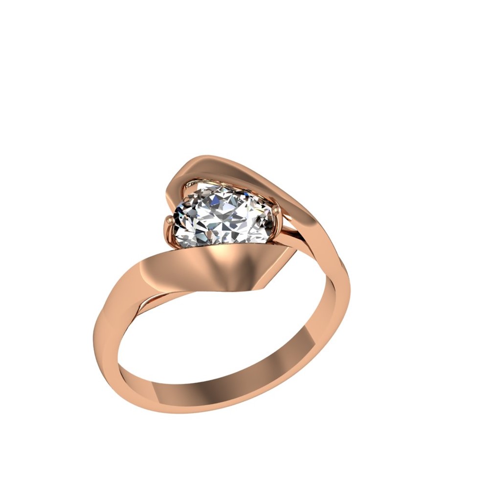 

Кольцо из серебра с фианитом р.19,5 ПРИВОЛЖСКИЙ ЮВЕЛИР 202297-FA11, 202297-FA11