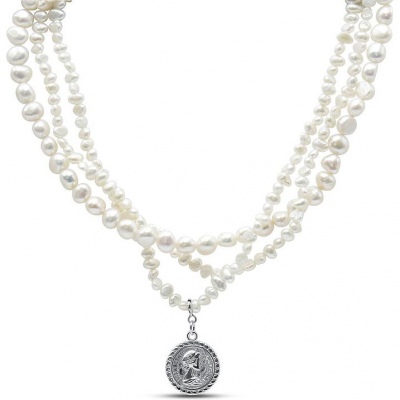 

Колье с жемчугом из серебра Silver wings 0521112573a 36, 0521112573a