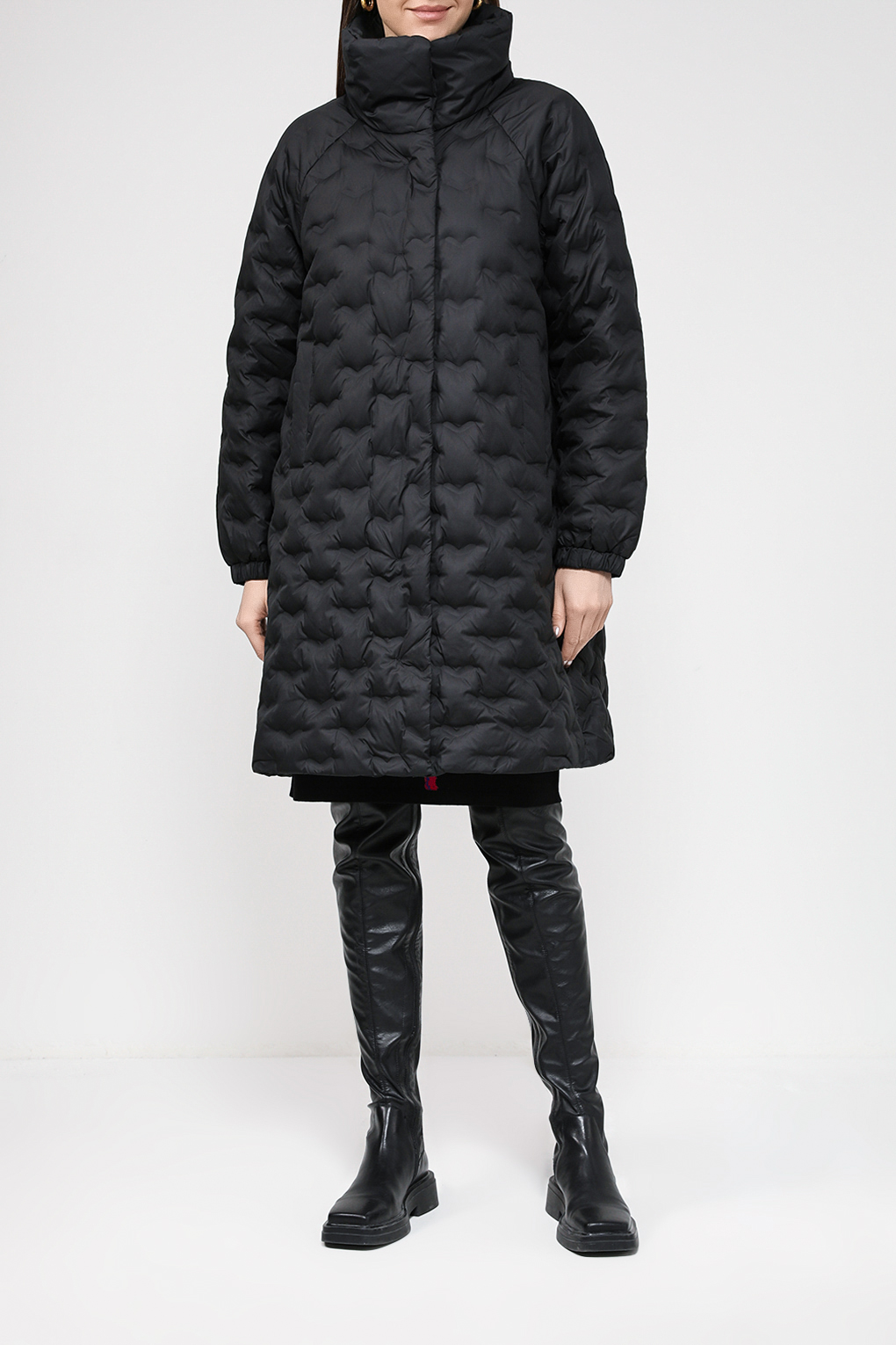 

Пальто женское Gerry Weber 5310328 черное 40 DE, Черный, 5310328