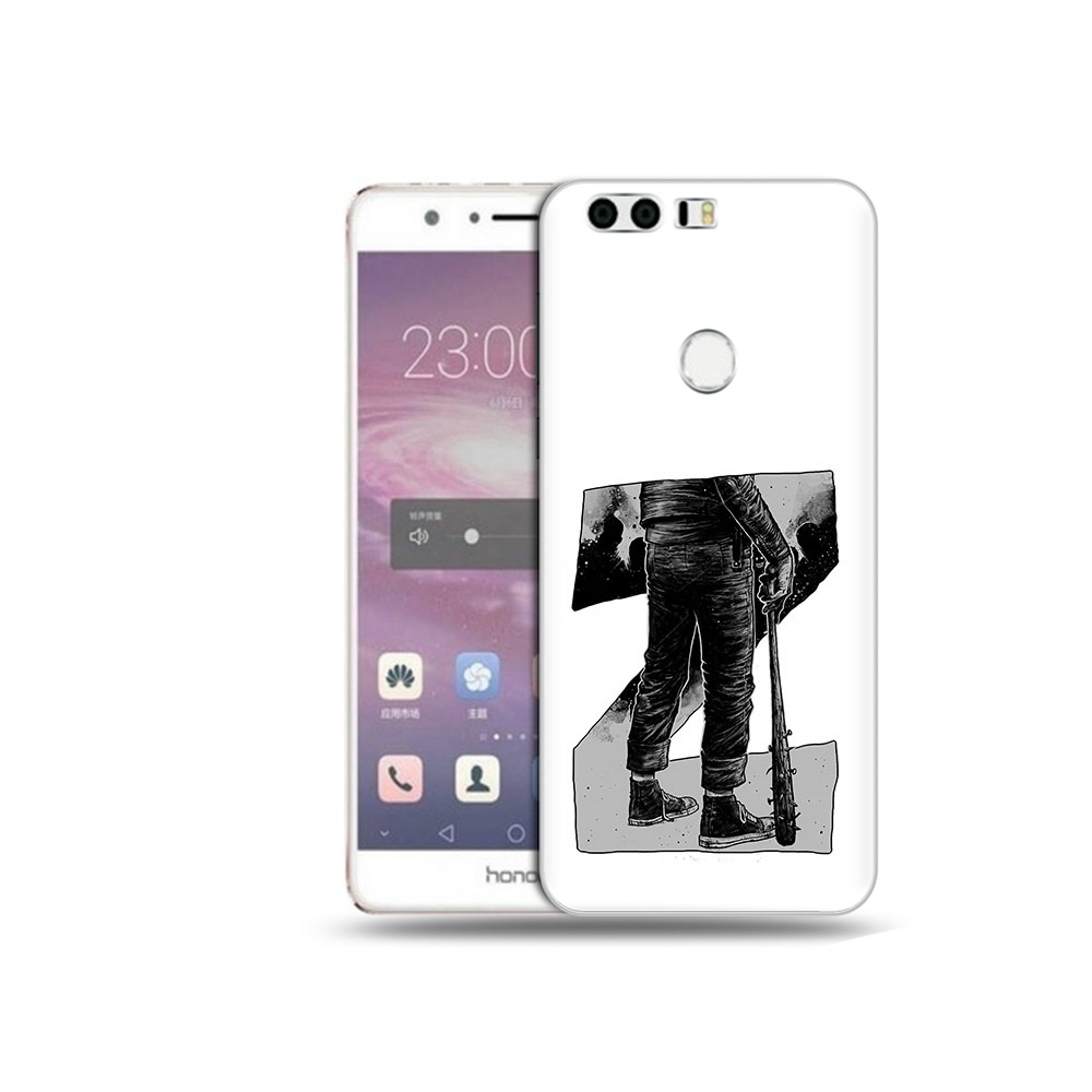 

Чехол MyPads Tocco для Honor 8 воин черно белый (PT46676.38.265), Tocco