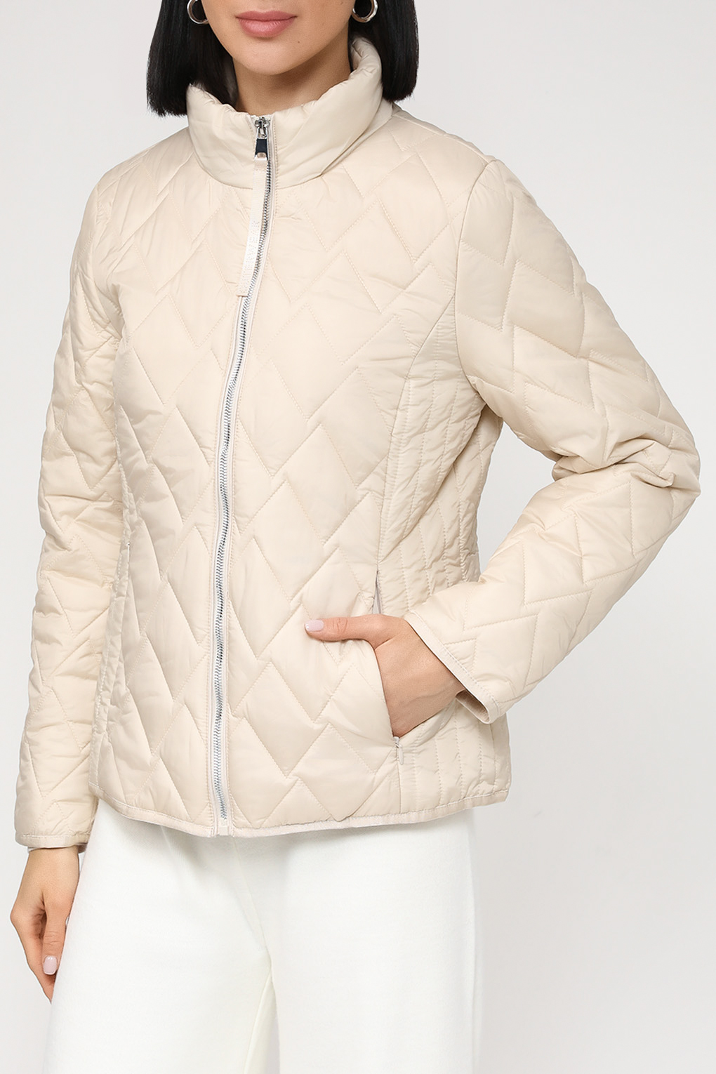 

Куртка женская Gerry Weber 5337946 бежевая 42, Бежевый, 5337946