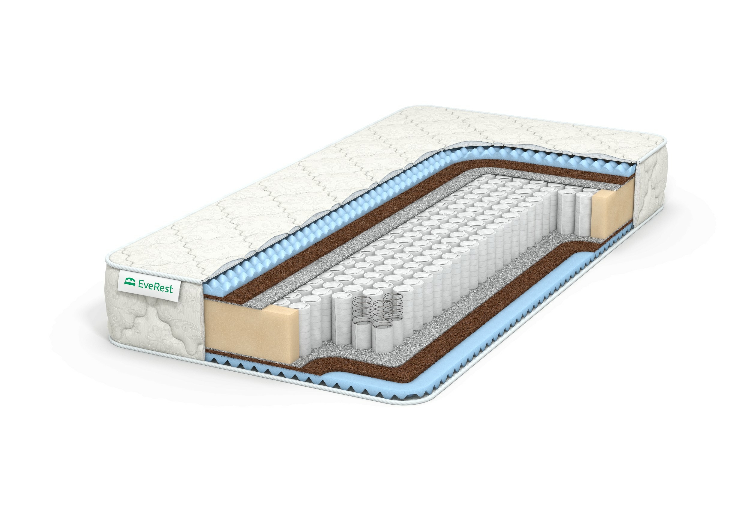 

Матрас EVEREST Мидл Рестфом Массаж Хард TFK 175х210, Бежевый;белый;серый;серебристый, Рестфом Массаж Хард TFK