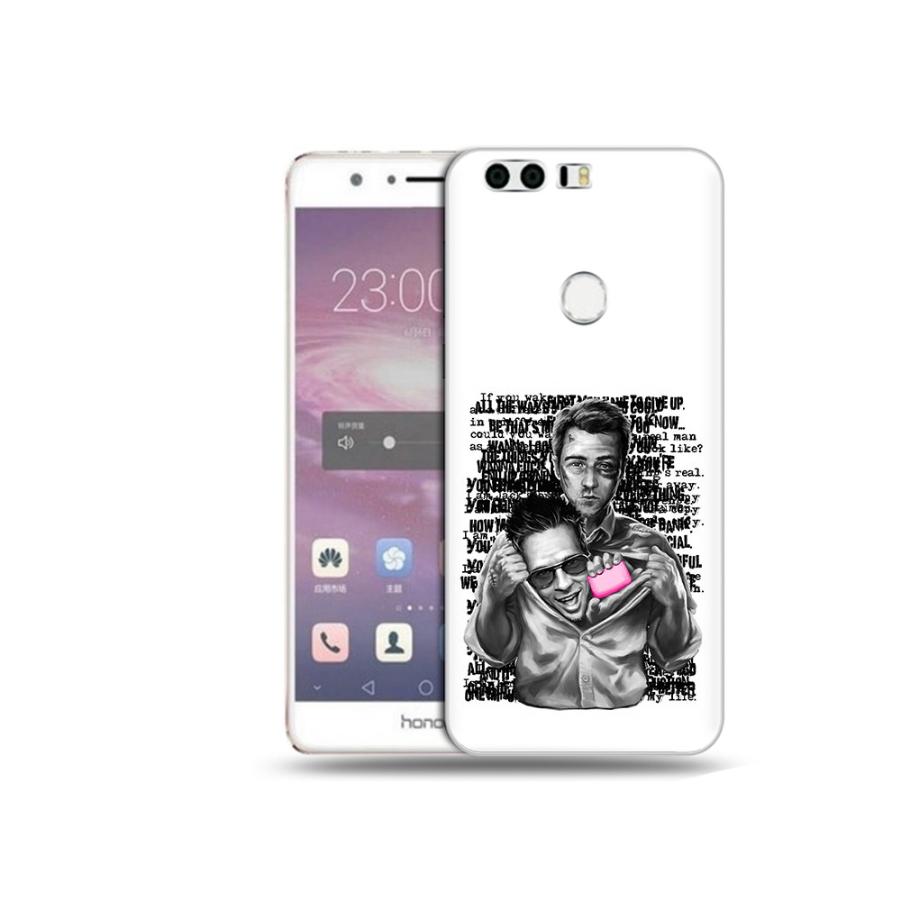 

Чехол MyPads Tocco для Honor 8 бойцовский клуб (PT46676.38.242), Прозрачный, Tocco