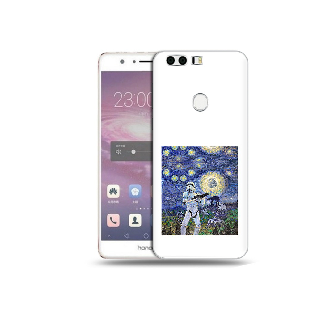 

Чехол MyPads Tocco для Honor 8 star wars звездная ночь (PT46676.38.23), Прозрачный, Tocco