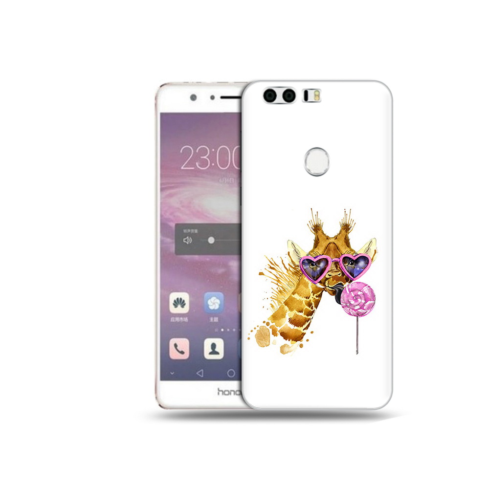

Чехол MyPads Tocco для Honor 8 акварельный жираф (PT46676.38.217), Прозрачный, Tocco