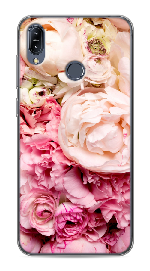 

Чехол Awog на Asus Zenfone Max M2 ZB633KL "Пионы яркие", Розовый, 43750-8