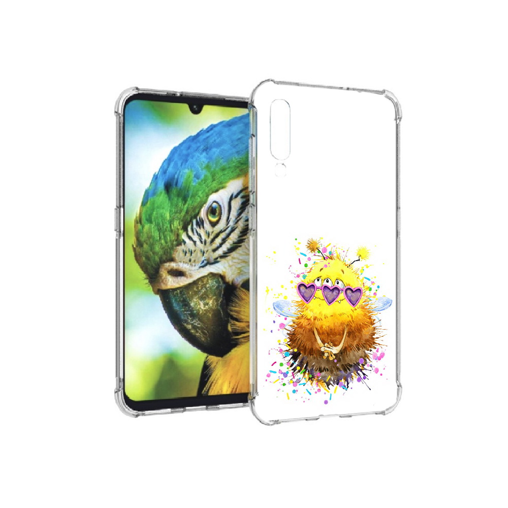 

Чехол MyPads Tocco для Xiaomi Mi 9 Пушитый шмель (PT126035.255.143), Прозрачный, Tocco