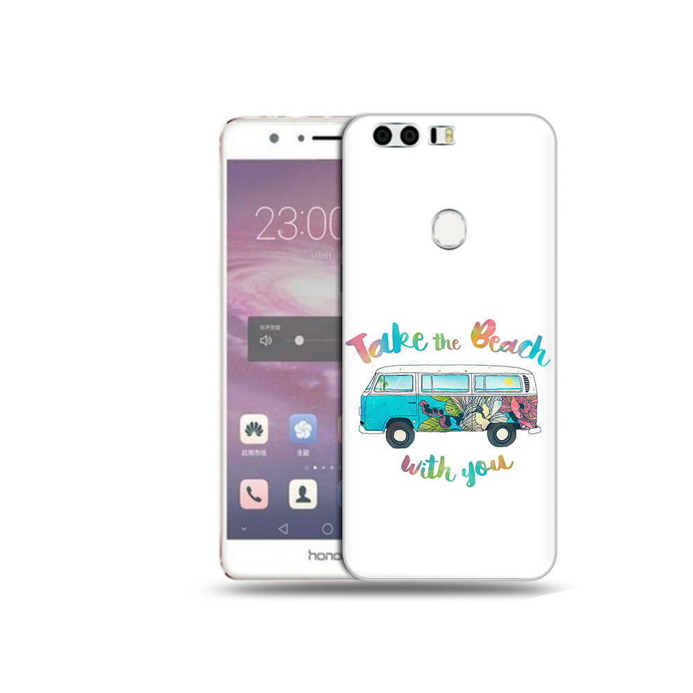 

Чехол MyPads Tocco для Honor 8 Хиппи автобус (PT46676.38.190), Прозрачный, Tocco