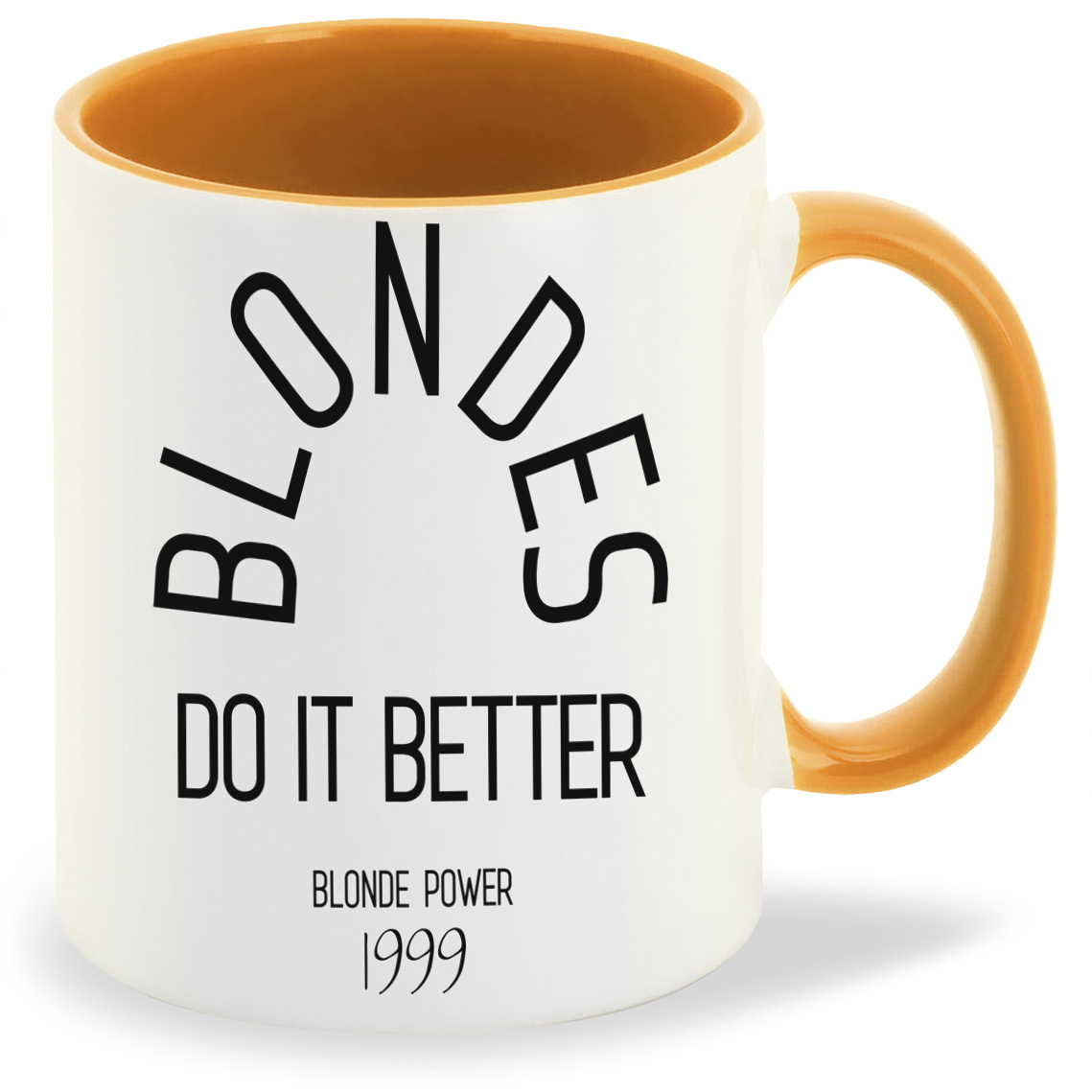 

Кружка CoolPodarok Blondes do it better, Blondes do it better