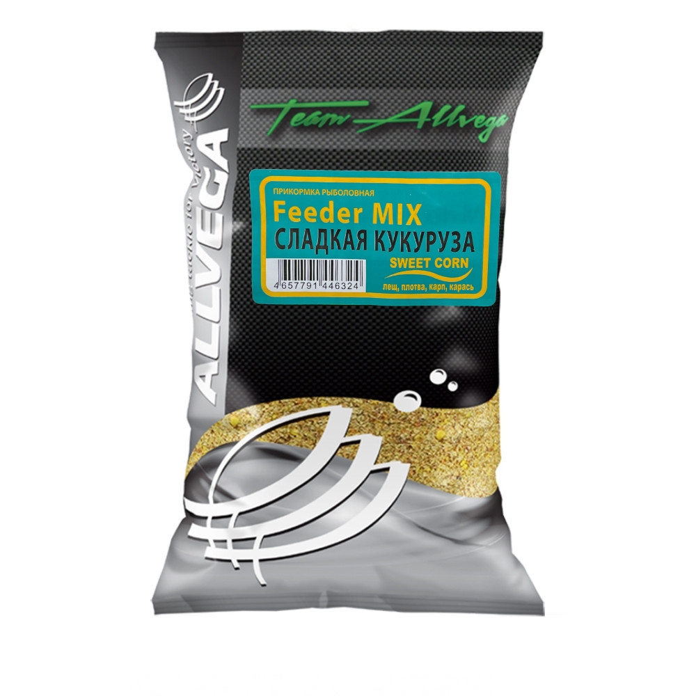 Прикормка Team Allvega Feeder Mix Sweet Corn 1 кг (Сладкая кукуруза)
