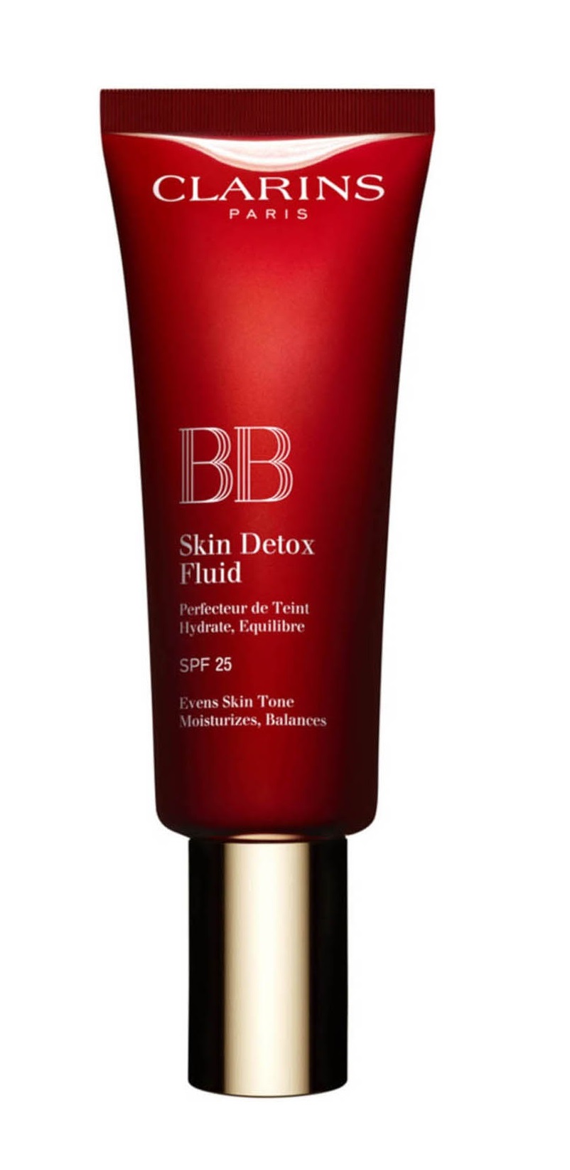 BB флюид Clarins Skin Detox BB-fluid SPF25 с эффектом детокса, 02 Medium, 45 мл