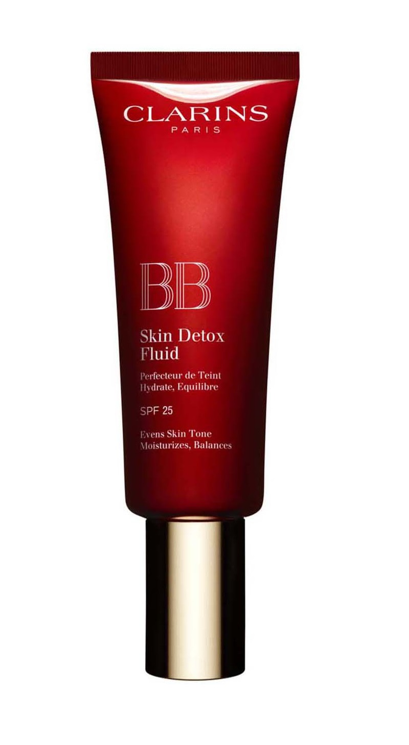 BB флюид Clarins Skin Detox BB-fluid SPF25 с эффектом детокса, 00 Fair, 45 мл