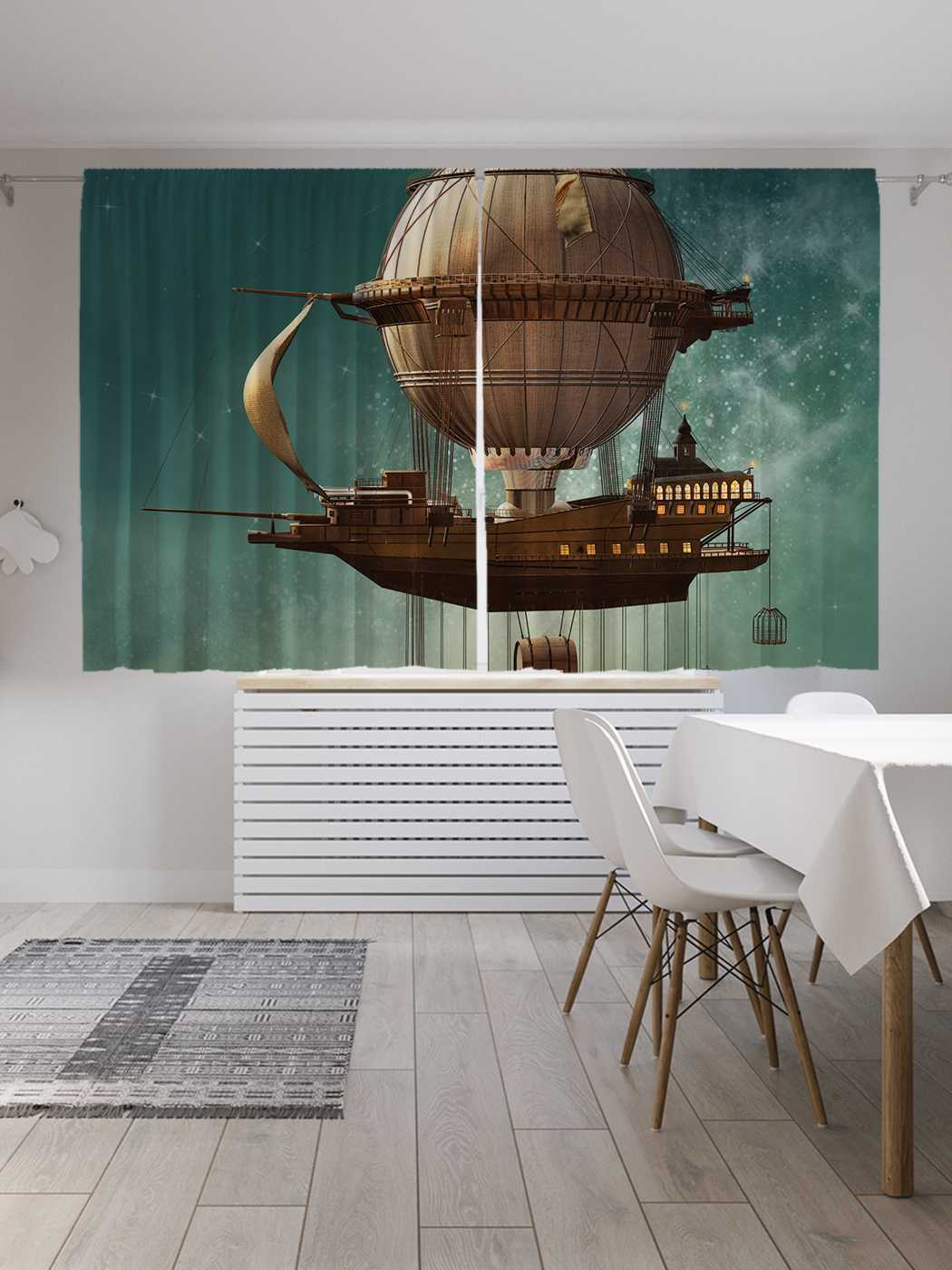 

Шторы JoyArty c фотопечатью "Корабль в стиле Стимпанк" из сатена, 290х180 см, Корабль в стиле Стимпанк