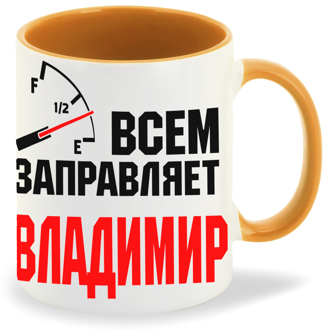 фото Кружка coolpodarok кружка именная всем заправляет владимир