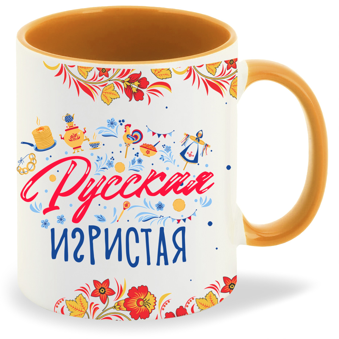 

Кружка CoolPodarok Прикол Русская игристая, Прикол Русская игристая